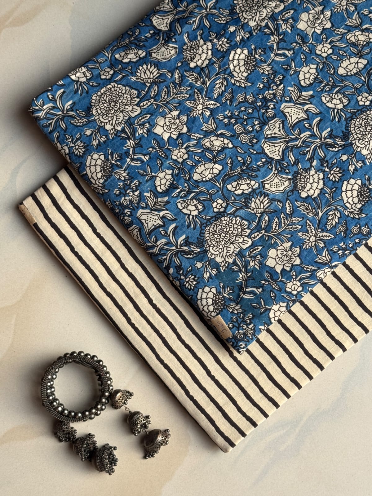 Hand Block Printed Pure Cotton Combo Set