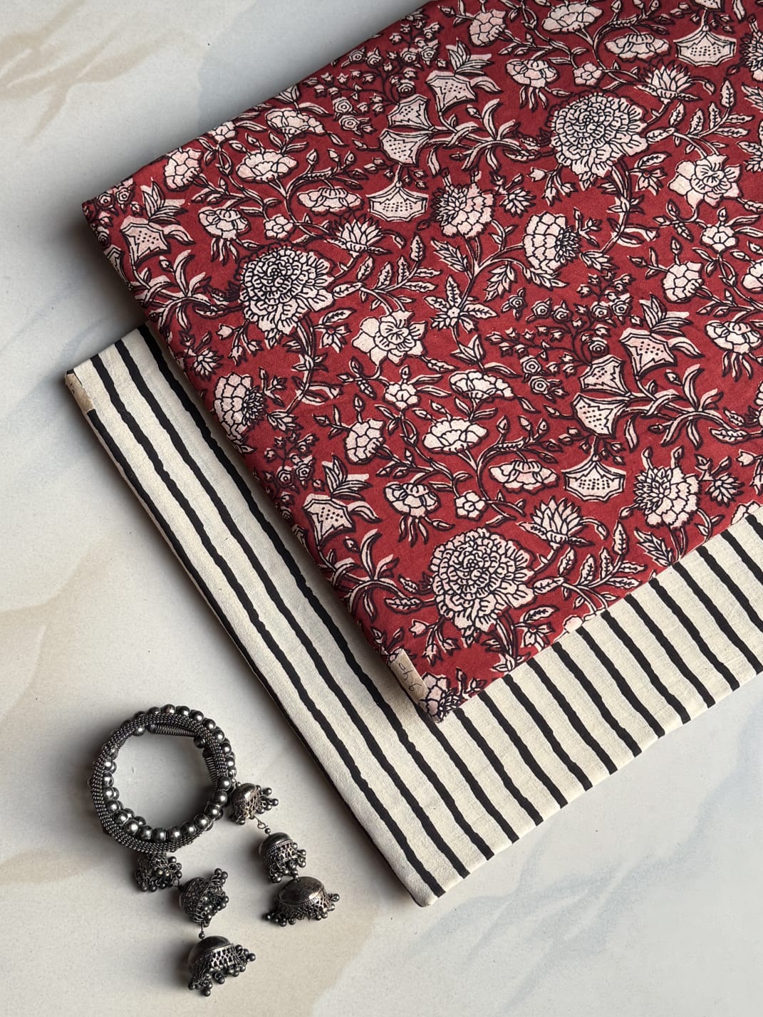 Hand Block Printed Pure Cotton Combo Set
