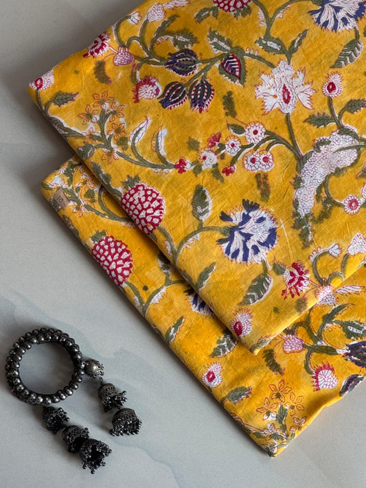 Hand Block Printed Pure Cotton Combo Set
