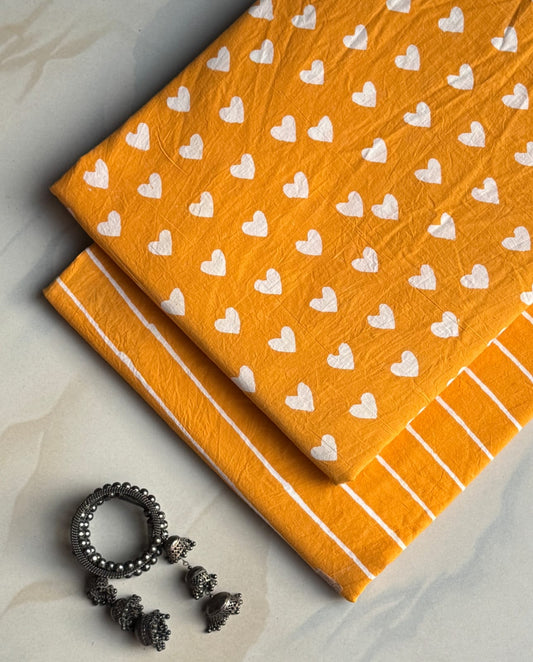 Hand Block Printed Pure Cotton Combo Set