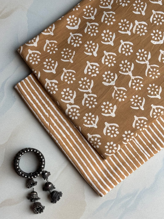 Hand Block Printed Pure Cotton Combo Set
