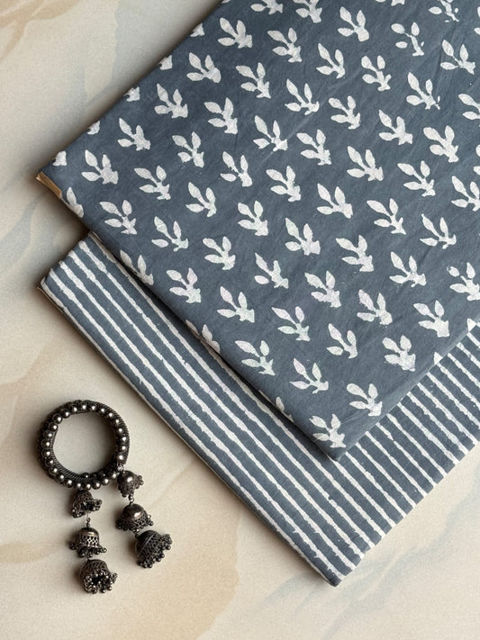 Hand Block Printed Pure Cotton Combo Set