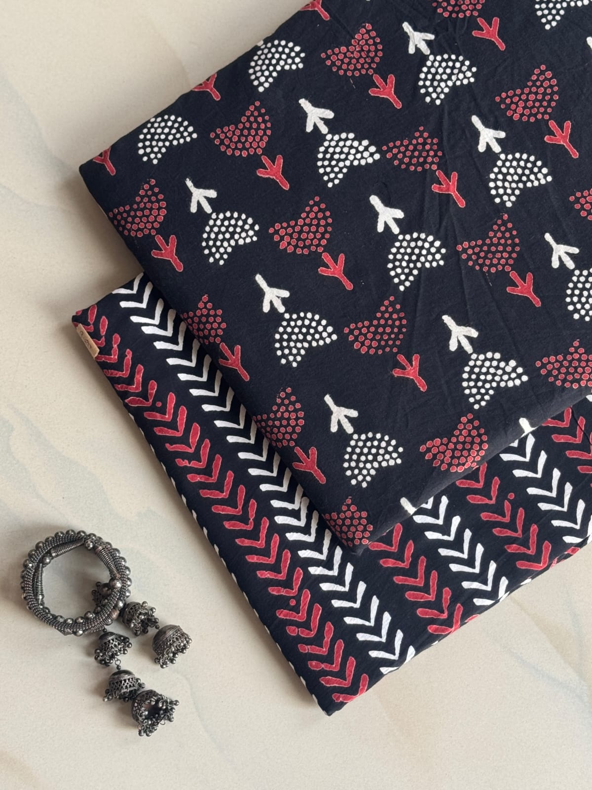 Hand Block Printed Pure Cotton Combo Set