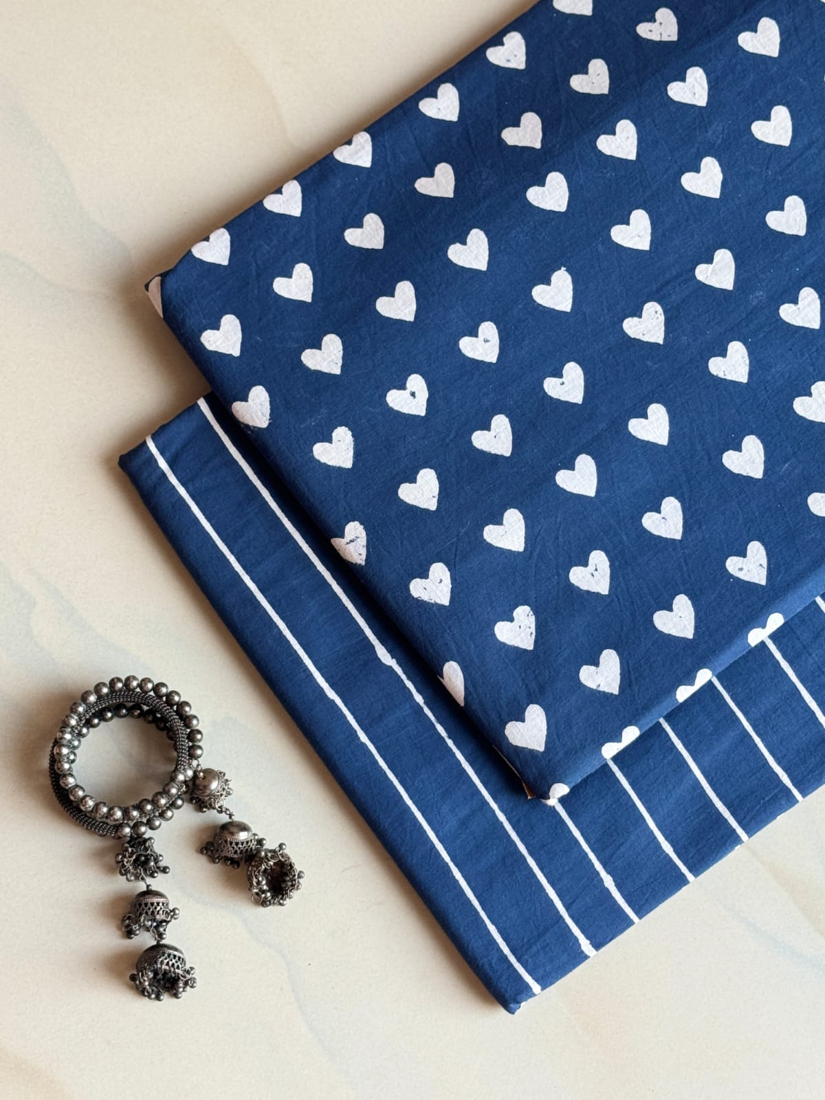 Hand Block Printed Pure Cotton Combo Set