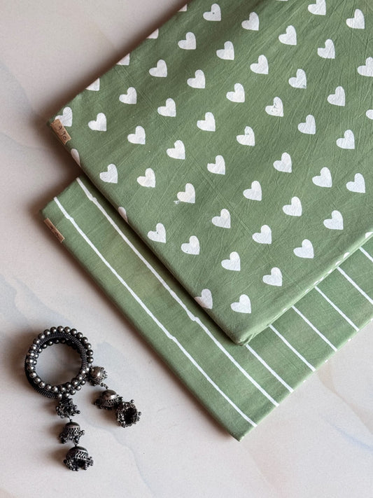 Hand Block Printed Pure Cotton Combo Set