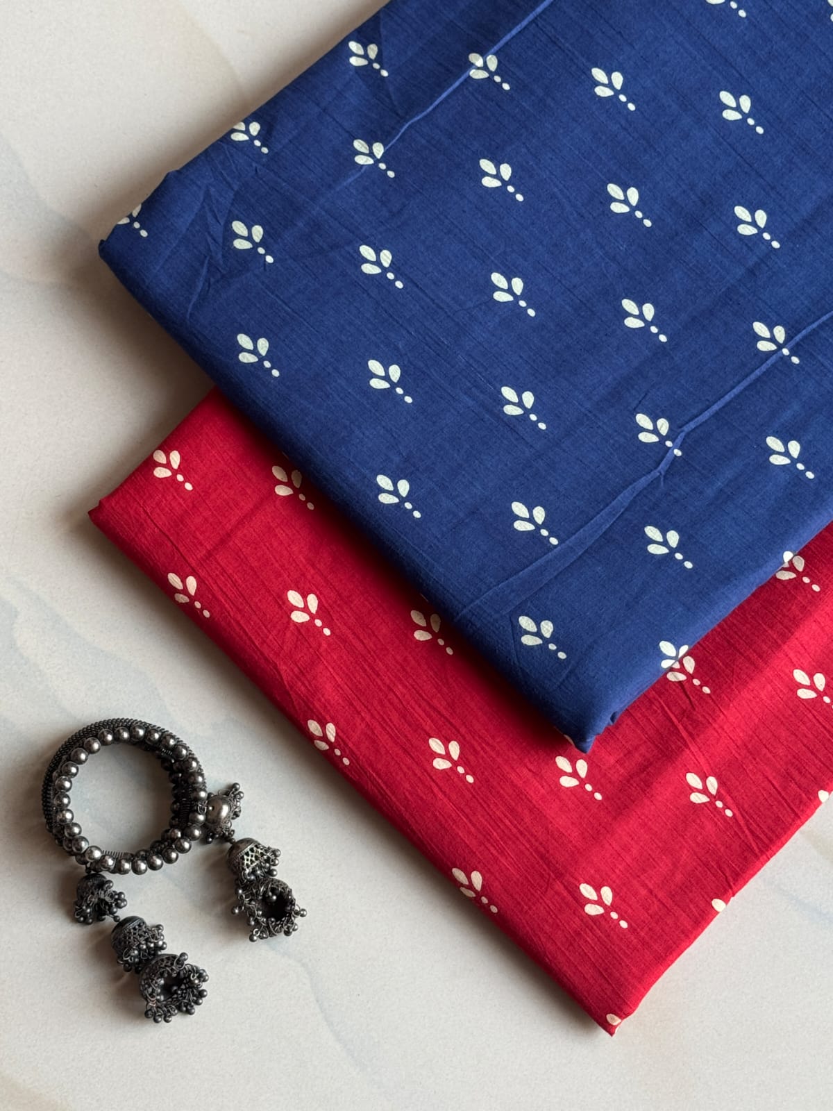Hand Block Printed Pure Cotton Combo Set