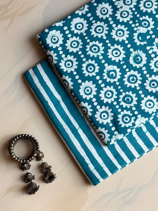 Hand Block Printed Pure Cotton Combo Set