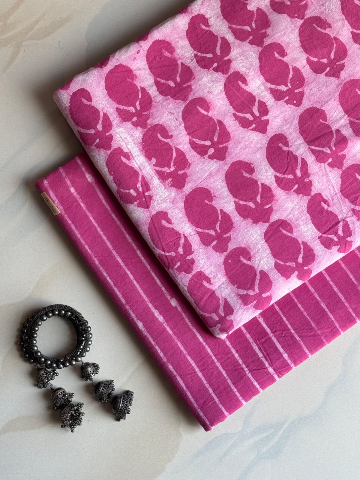 Hand Block Printed Pure Cotton Combo Set