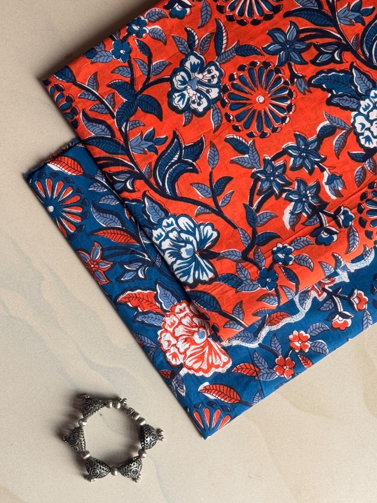 Hand Block Printed Pure Cotton Combo Set