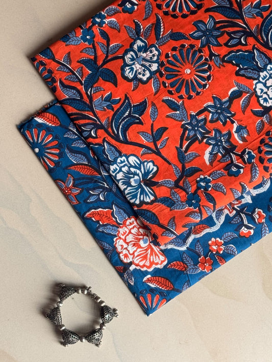 Hand Block Printed Pure Cotton Combo Set
