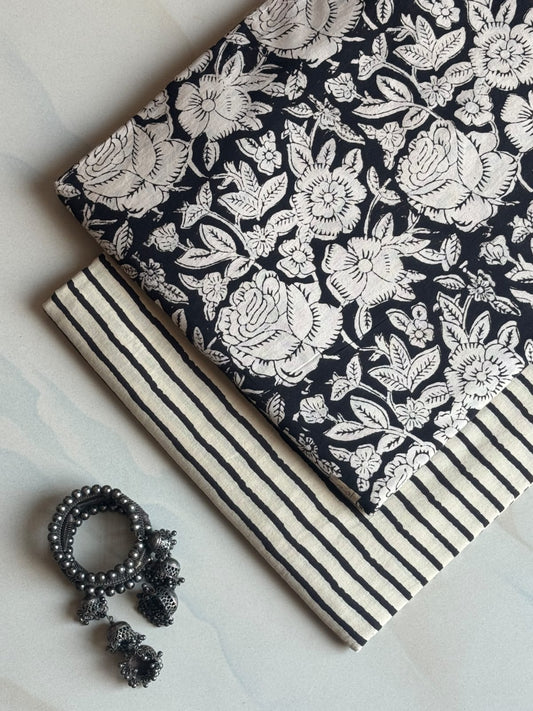 Hand Block Printed Pure Cotton Combo Set