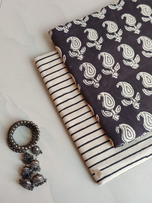 Hand Block Printed Pure Cotton Combo Set