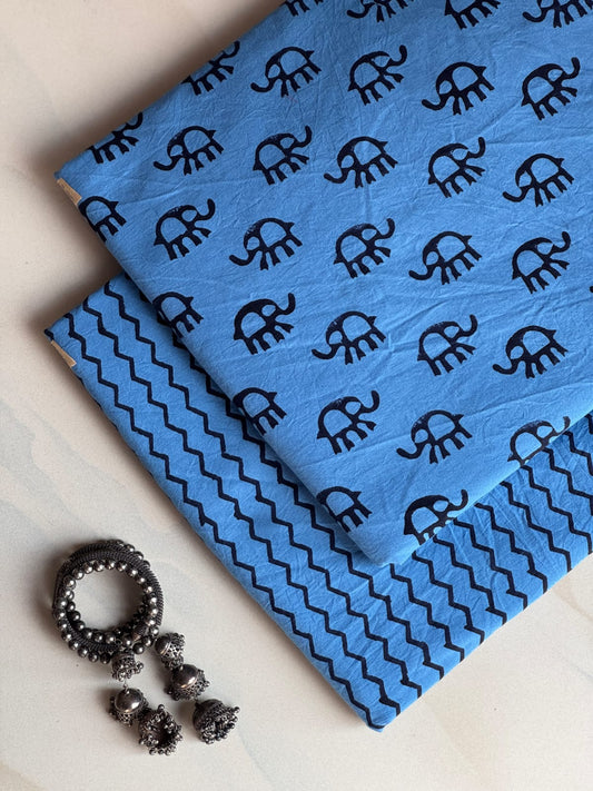 Hand Block Printed Pure Cotton Combo Set