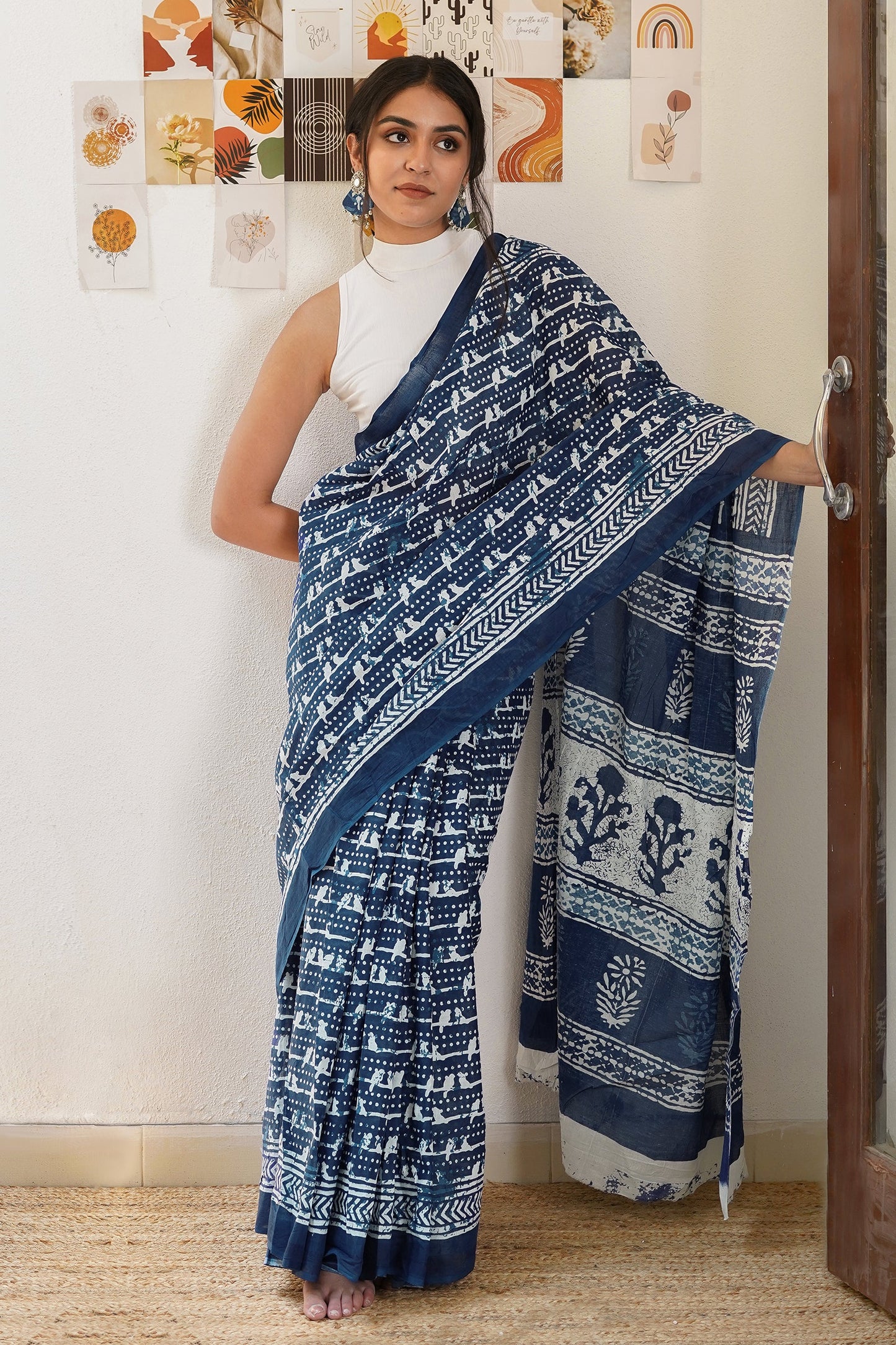 Heritage Gayatri Mulmul Cotton Saree