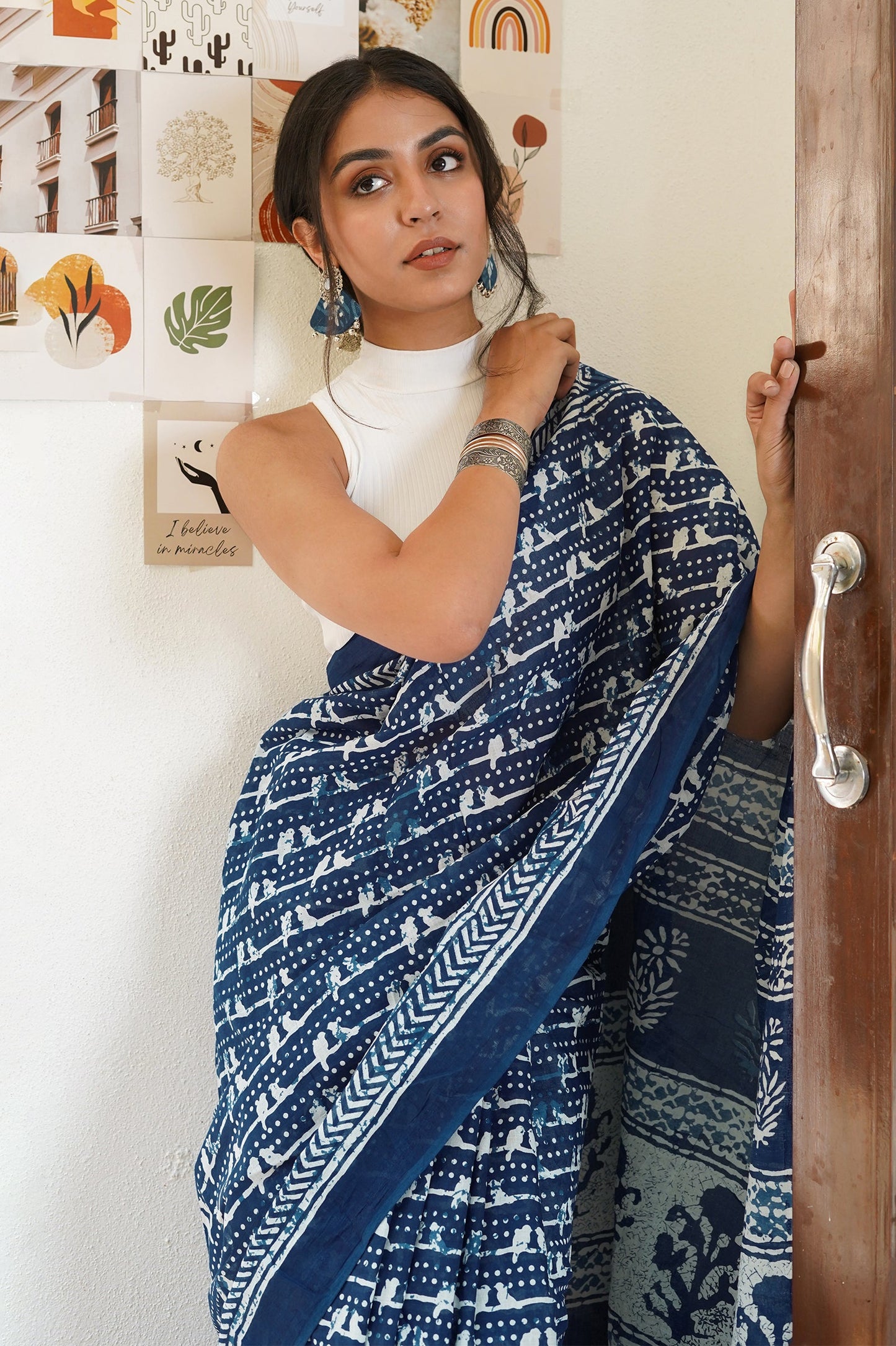 Heritage Gayatri Mulmul Cotton Saree