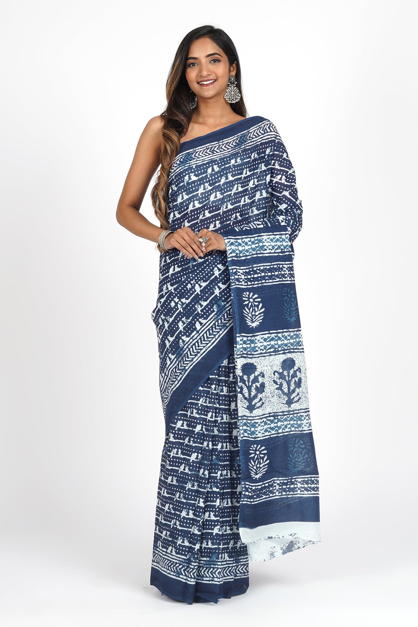 Heritage Gayatri Mulmul Cotton Saree