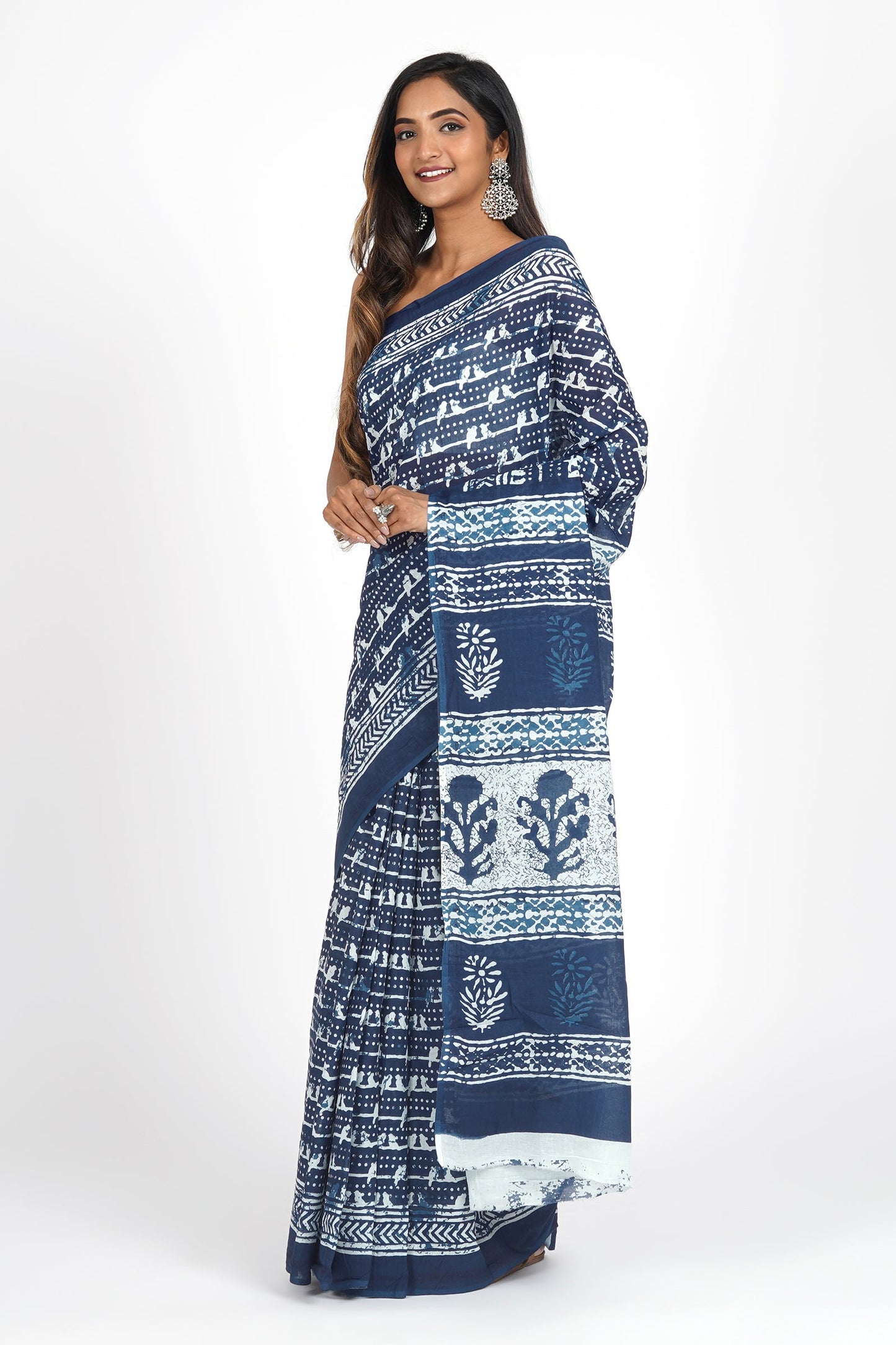 Heritage Gayatri Mulmul Cotton Saree