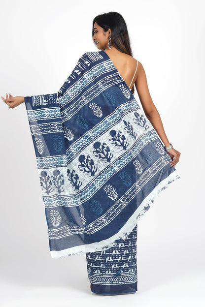 Heritage Gayatri Mulmul Cotton Saree
