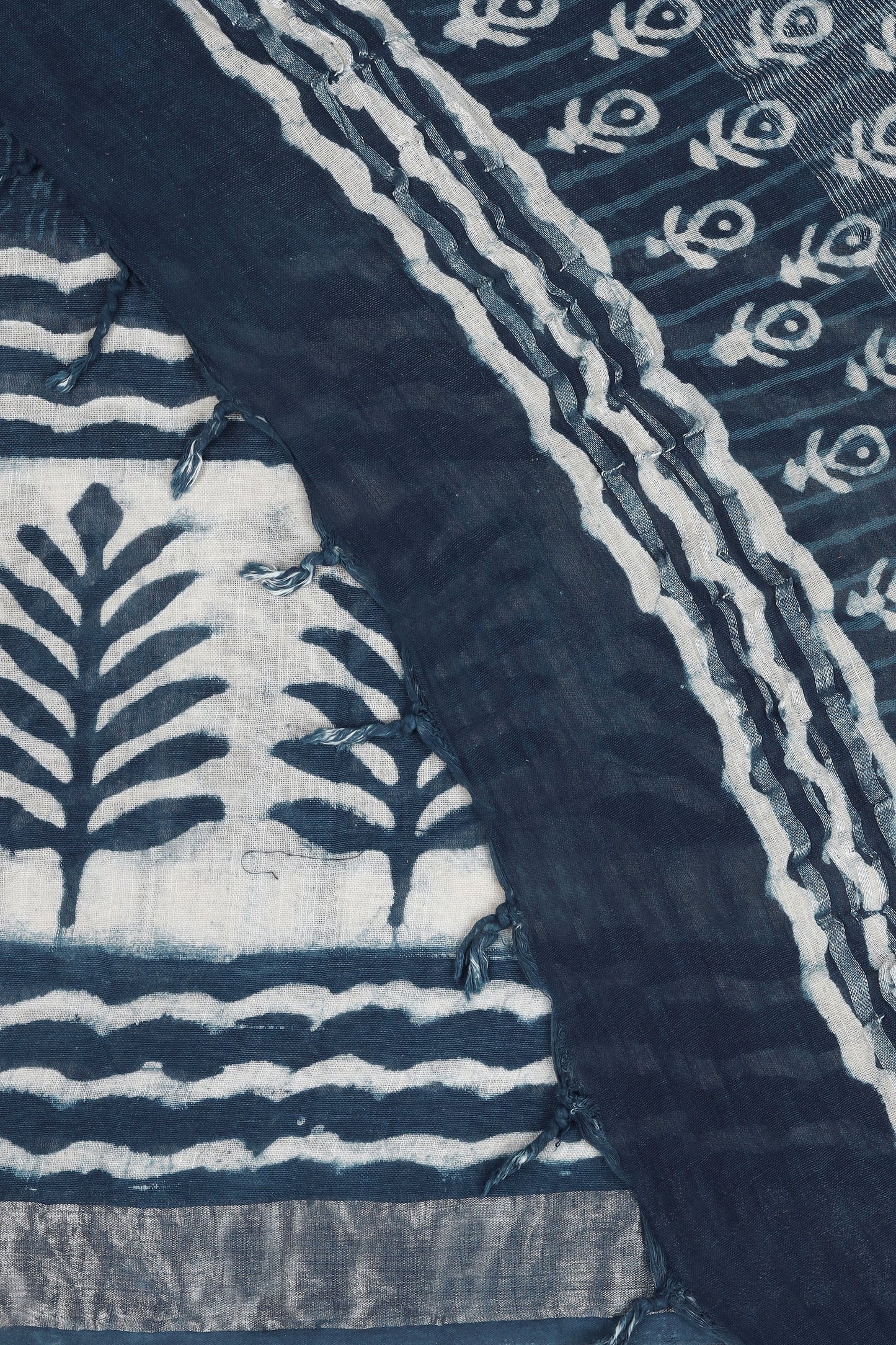 Heritage Coastal Linen Saree