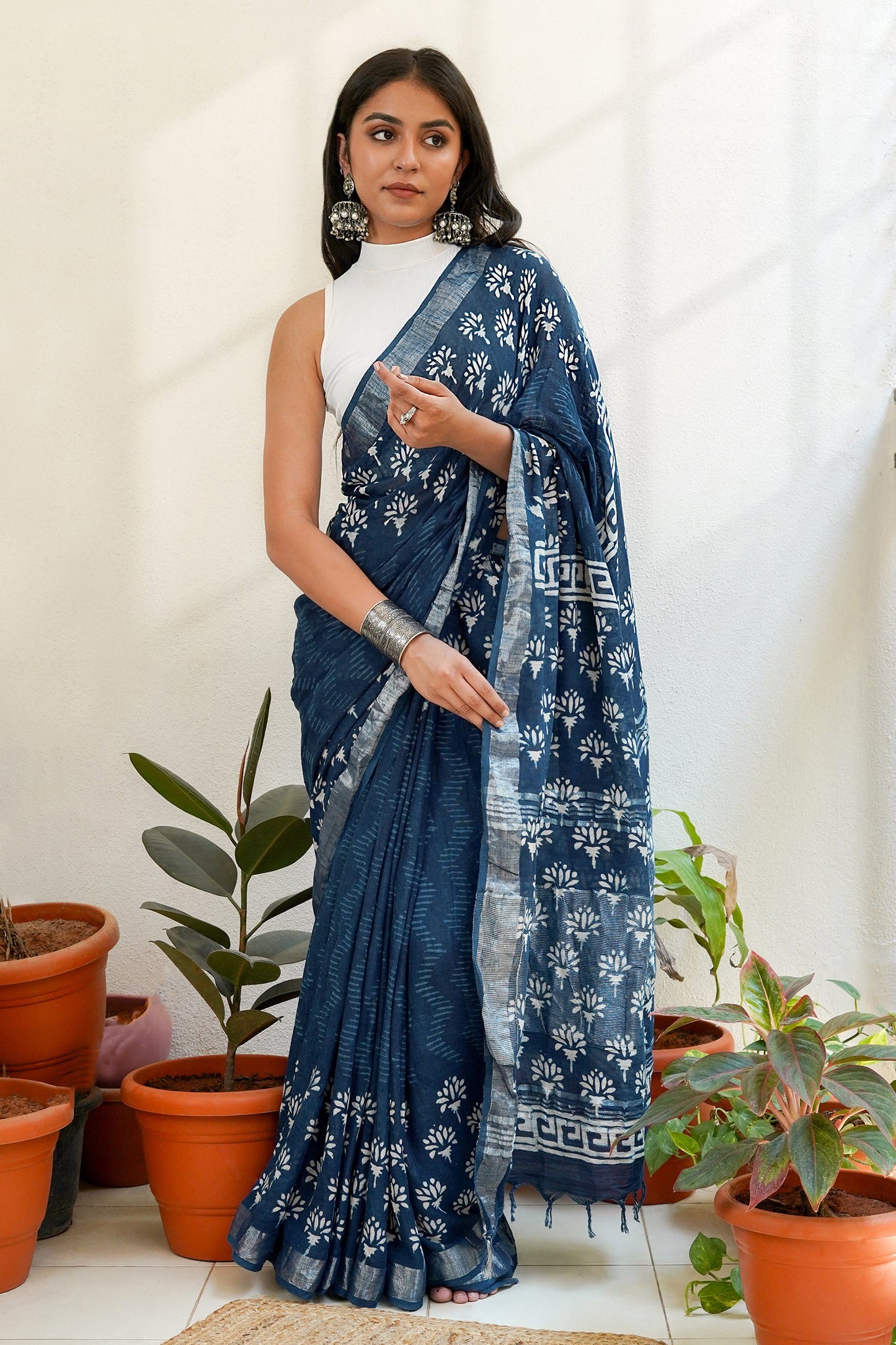 Heritage Navy Serenade Saree