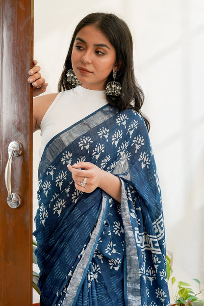 Heritage Navy Serenade Saree