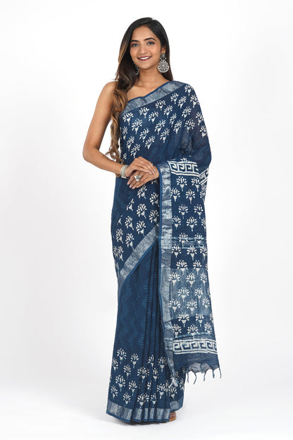 Heritage Navy Serenade Saree