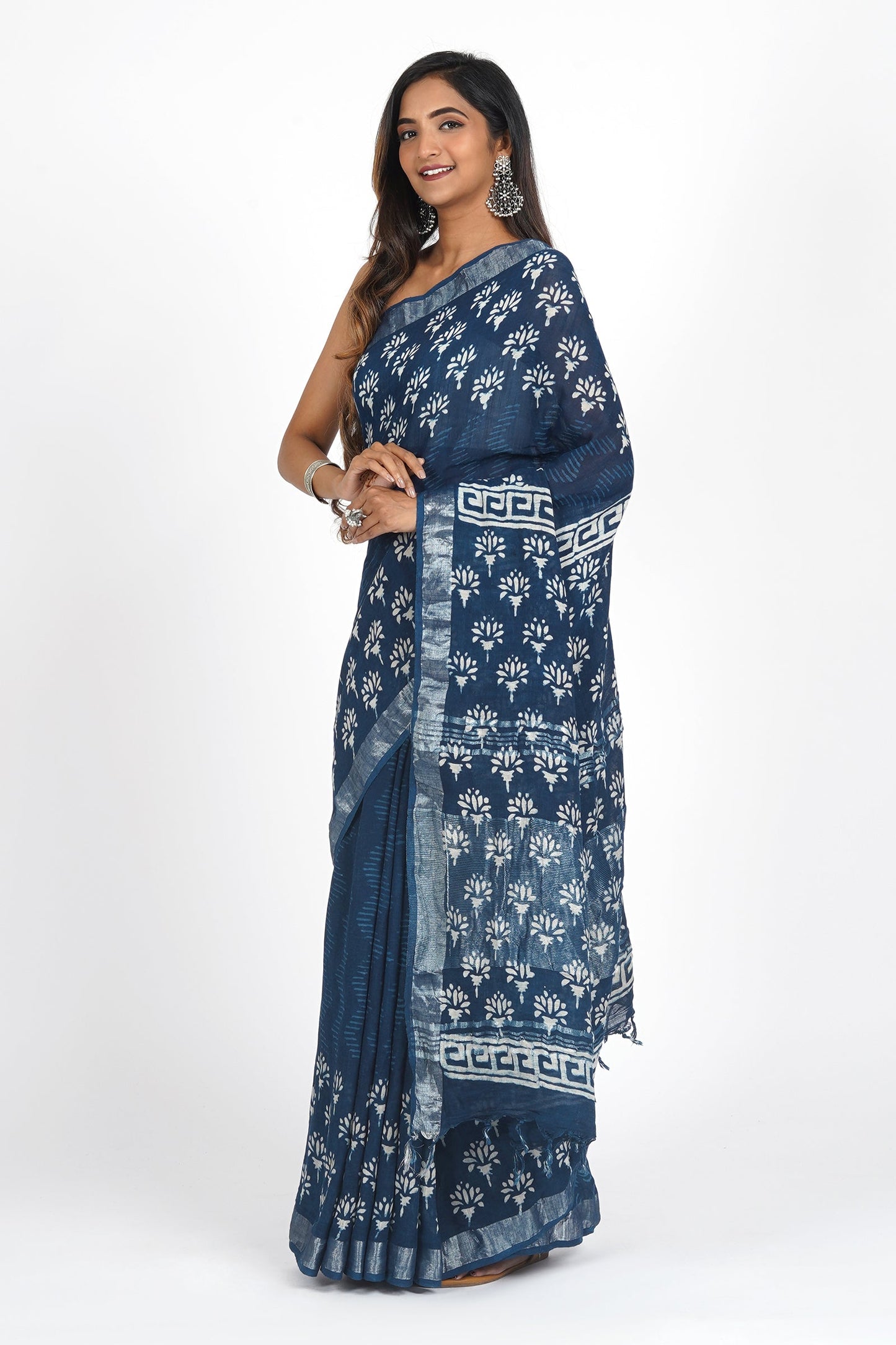 Heritage Navy Serenade Saree