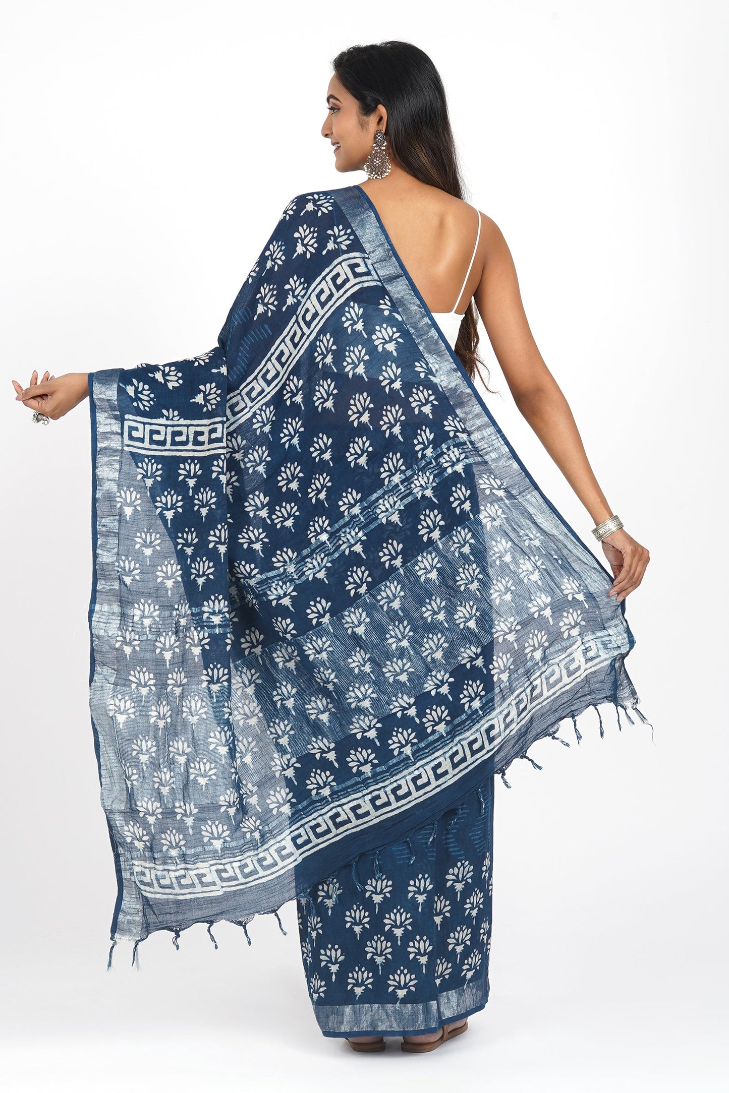 Heritage Navy Serenade Saree