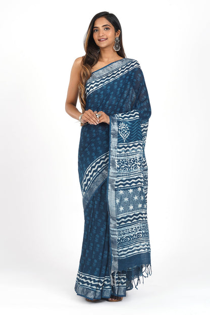 Heritage Starlit Cascade Saree