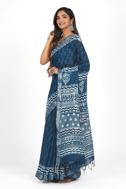 Heritage Starlit Cascade Saree