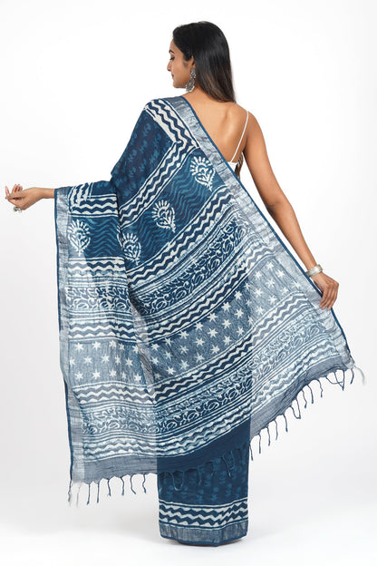Heritage Starlit Cascade Saree