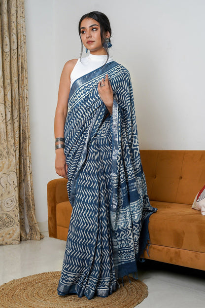 Heritage Linen Twilight Saree