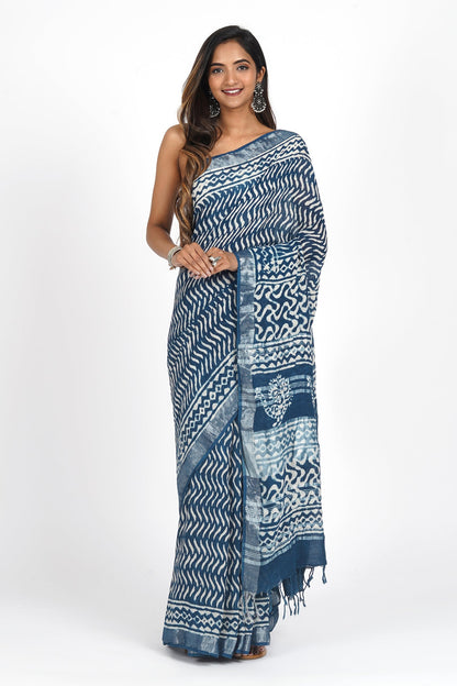 Heritage Linen Twilight Saree