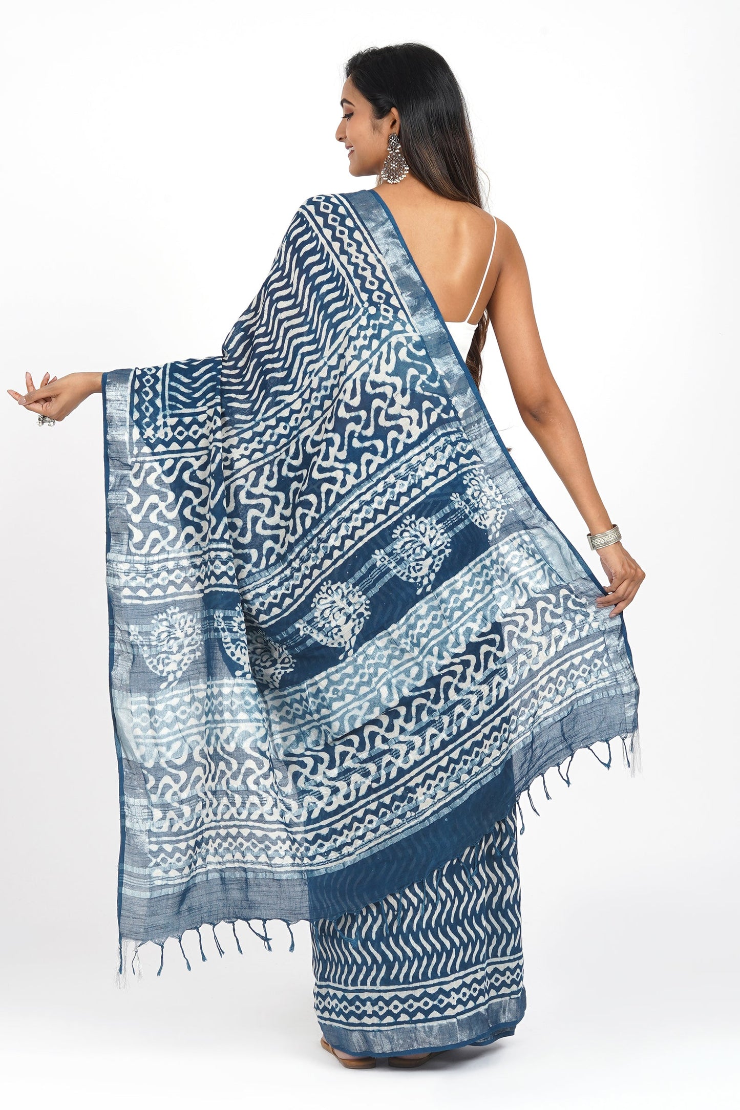 Heritage Linen Twilight Saree