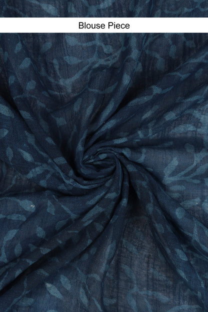 Heritage Moonlit Linen Saree