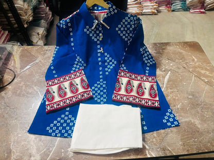 Bandhej Traditional Pure Cotton Co-Ord Set