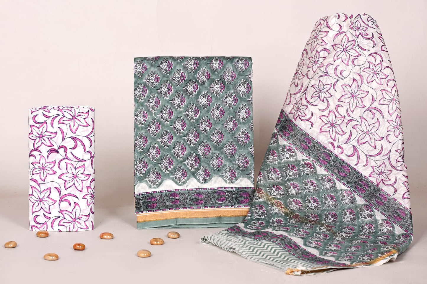 Chanderi Silk Suit Set