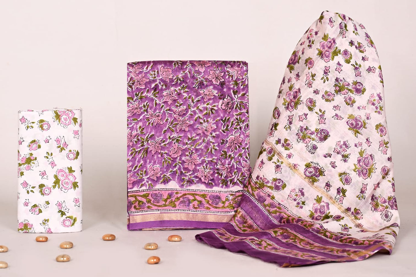 Chanderi Silk Suit Set