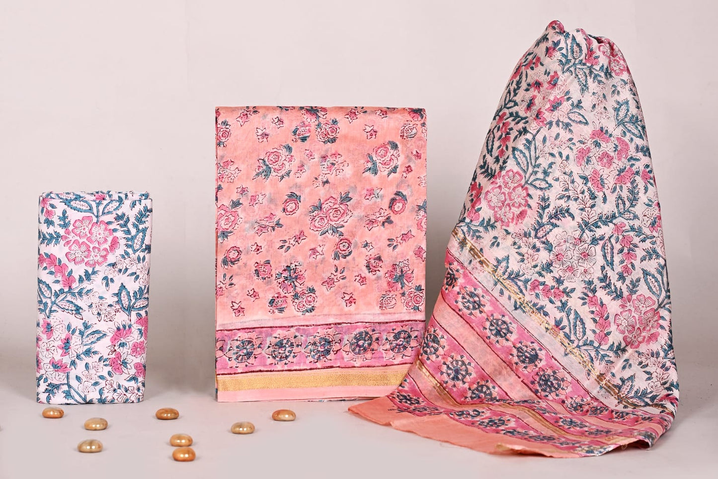 Chanderi Silk Suit Set