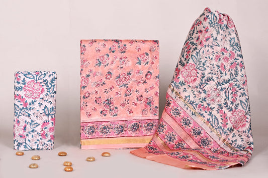 Chanderi Silk Suit Set