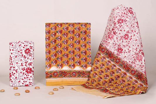 Chanderi Silk Suit Set