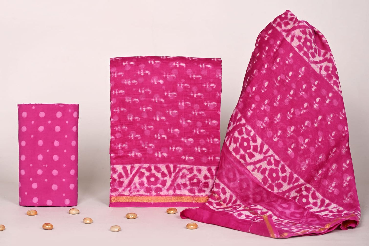 Chanderi Silk Suit Set