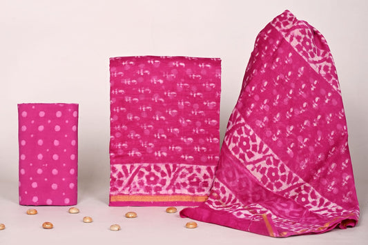 Chanderi Silk Suit Set