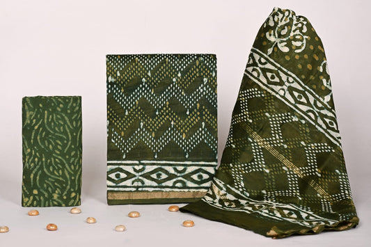 Chanderi Silk Suit Set