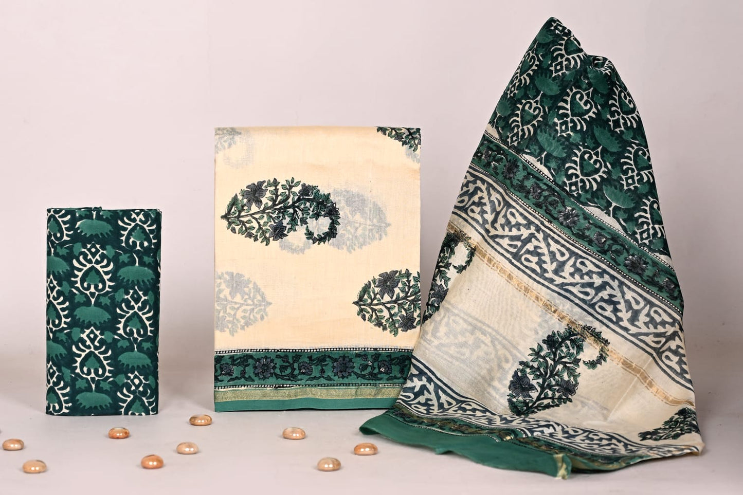 Chanderi Silk Suit Set
