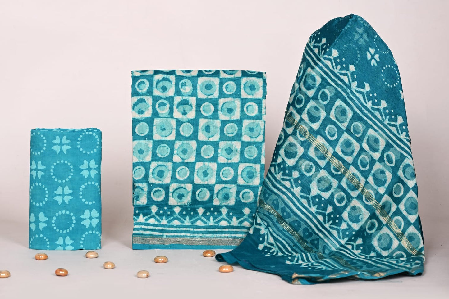 Chanderi Silk Suit Set