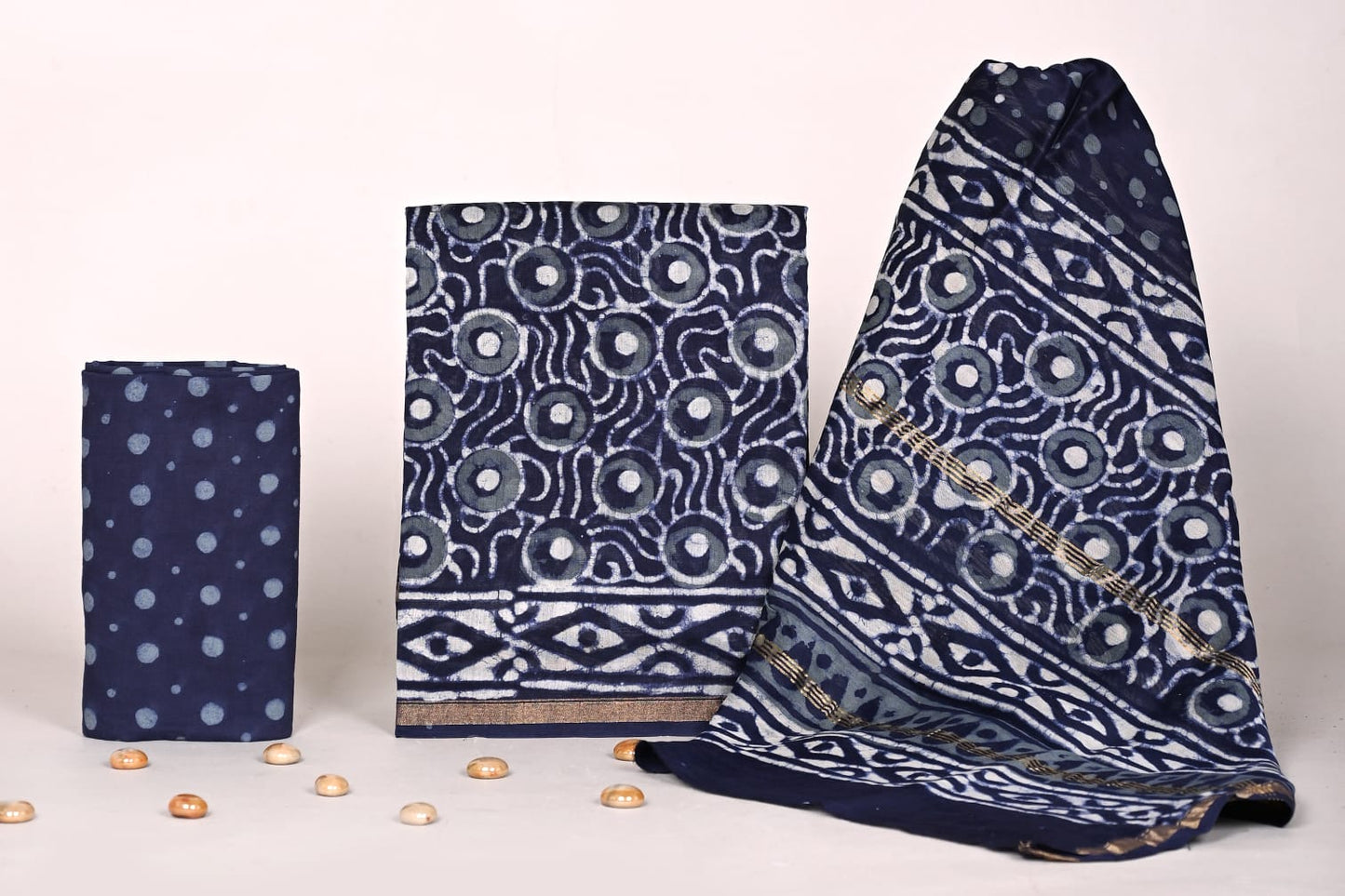 Chanderi Silk Suit Set