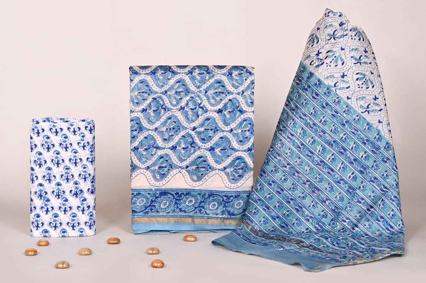 Chanderi Silk Suit Set