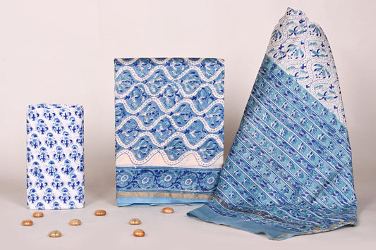 Chanderi Silk Suit Set