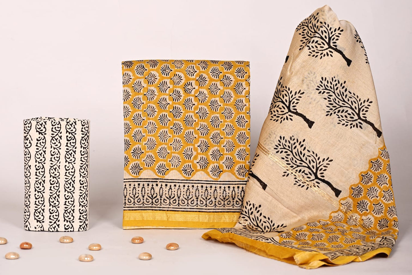 Chanderi Silk Suit Set